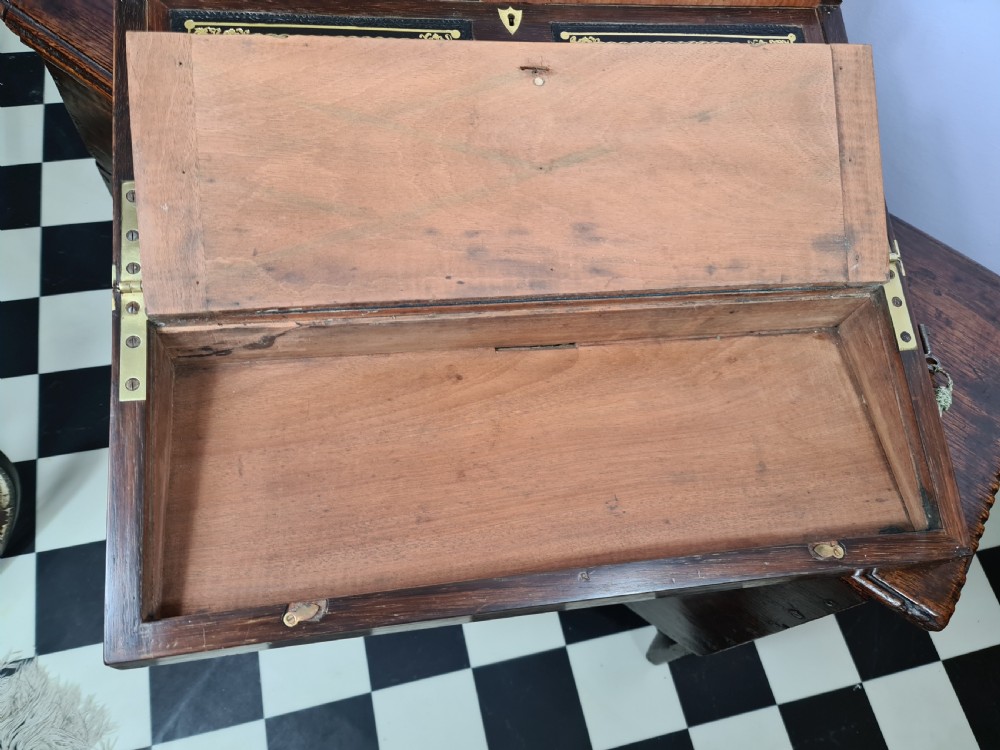 Finest Quality Georgian Rosewood Campaign Writing Slope View VI