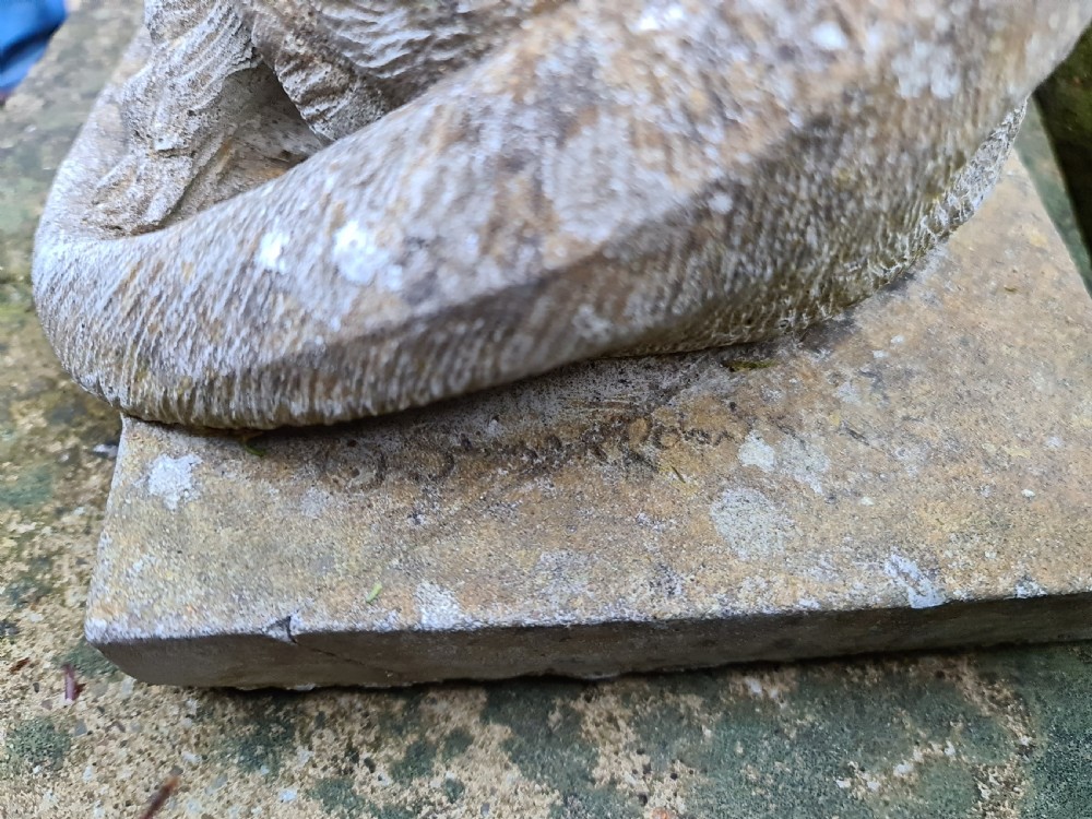 Pair of Canova Lions after St Peters, Rome and Chatsworth House View X