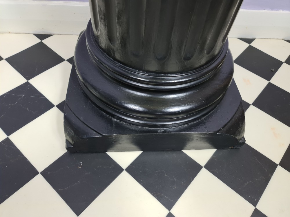 Fine Quality Ebonised 19th Century Doric Column View XII