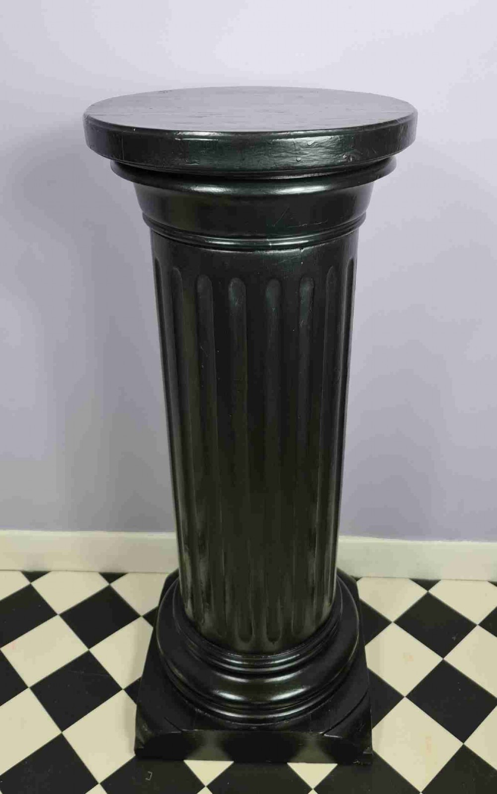 Fine Quality Ebonised 19th Century Doric Column