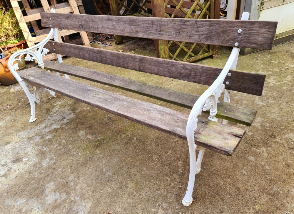 The Falkirk Seat - Rare Victorian Garden Bench.  c.1860 View II