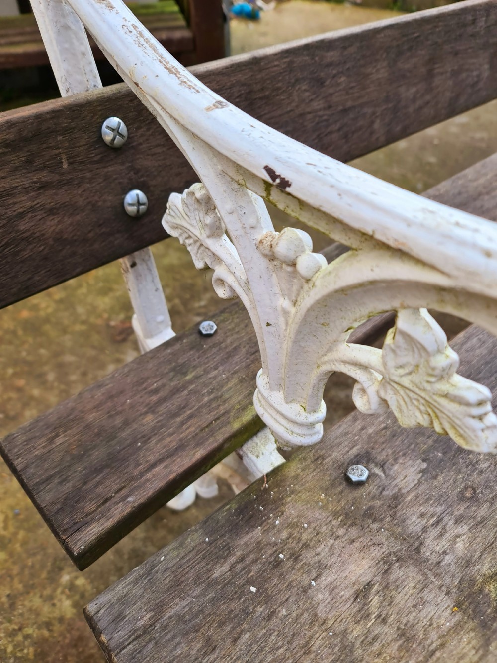 The Falkirk Seat - Rare Victorian Garden Bench.  c.1860 View VI