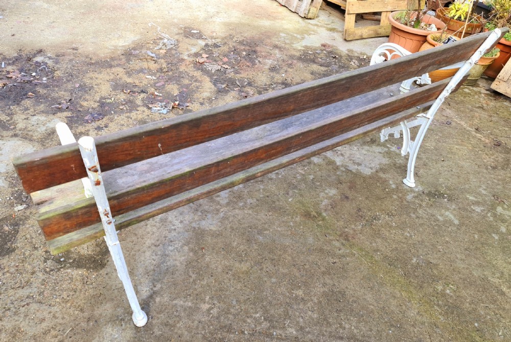 The Falkirk Seat - Rare Victorian Garden Bench.  c.1860 View VII