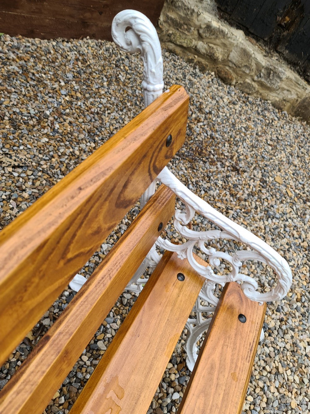 Quality Cast Iron Victorian Garden Bench View VII