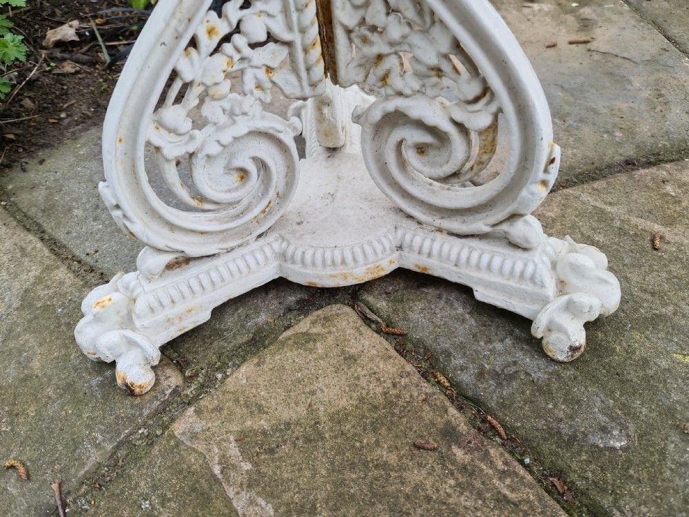 Rare Cast Iron Table - Coalbrookdale Christopher Dresser Pattern View VII