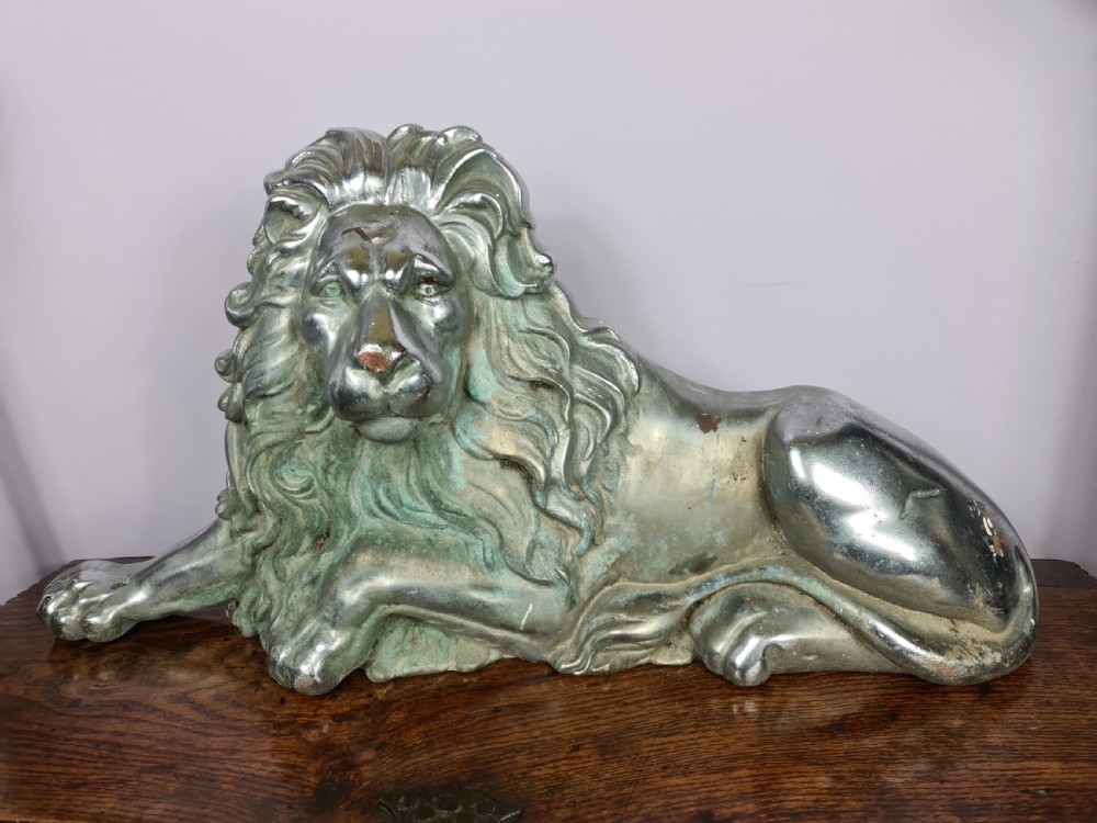 Interesting large Recumbent Lion Doorstop
