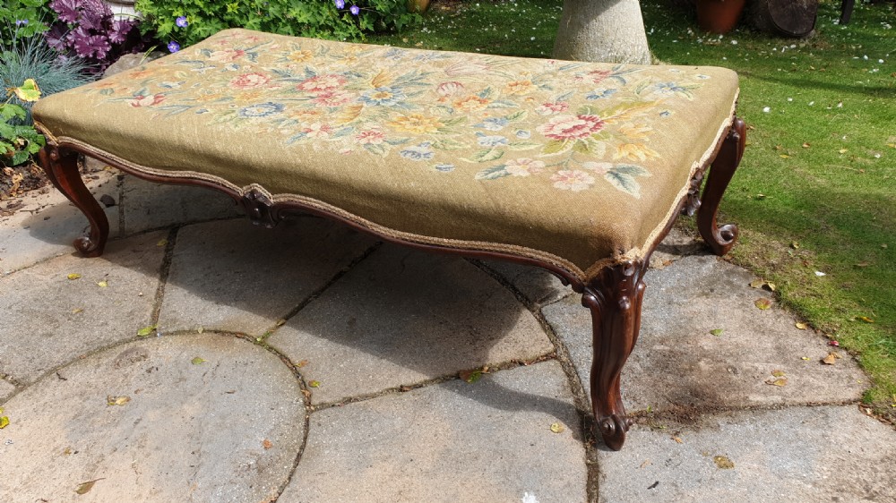 A rare Large 19th Century Rosewood Centre Stool