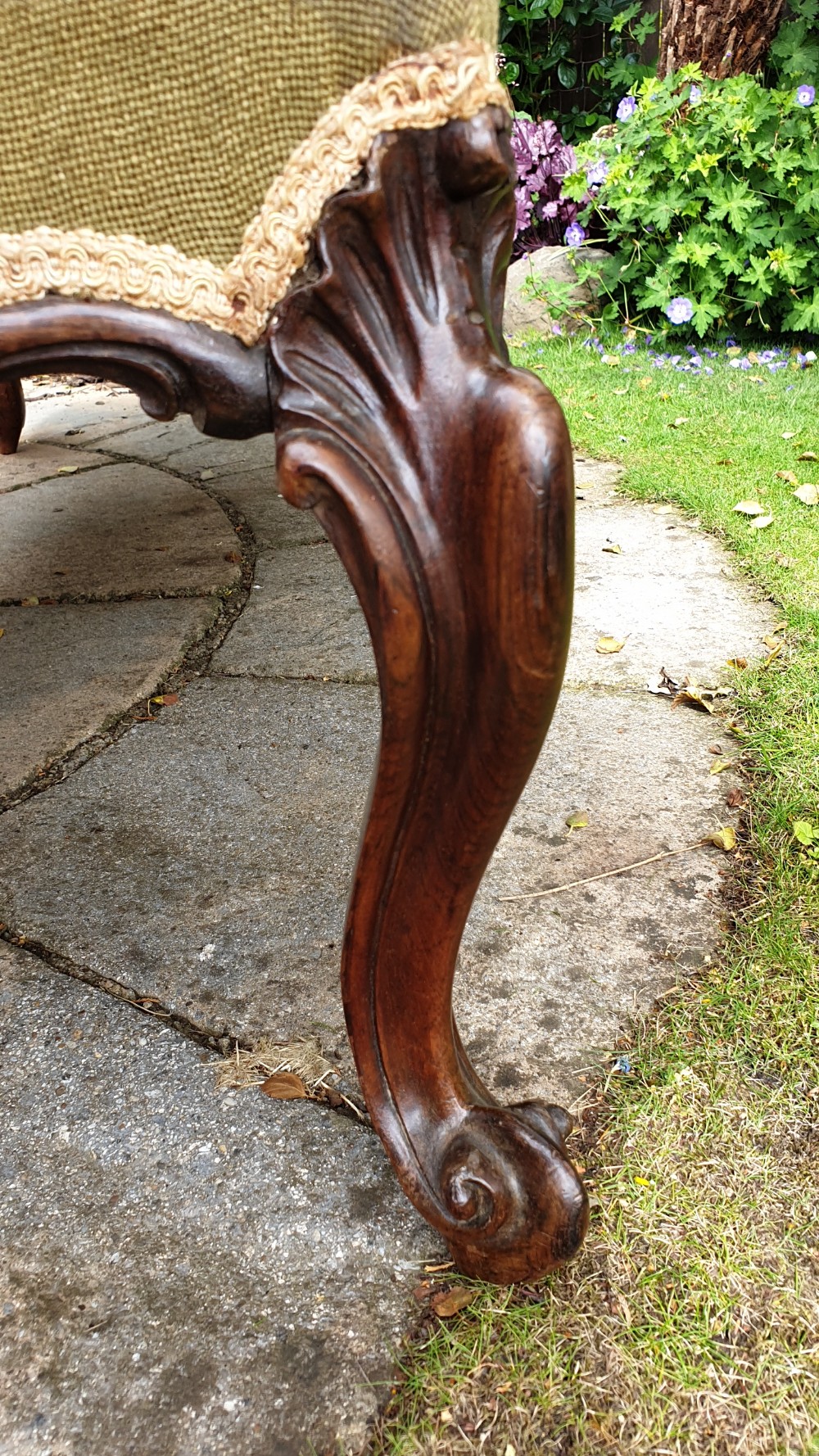 A rare Large 19th Century Rosewood Centre Stool View III