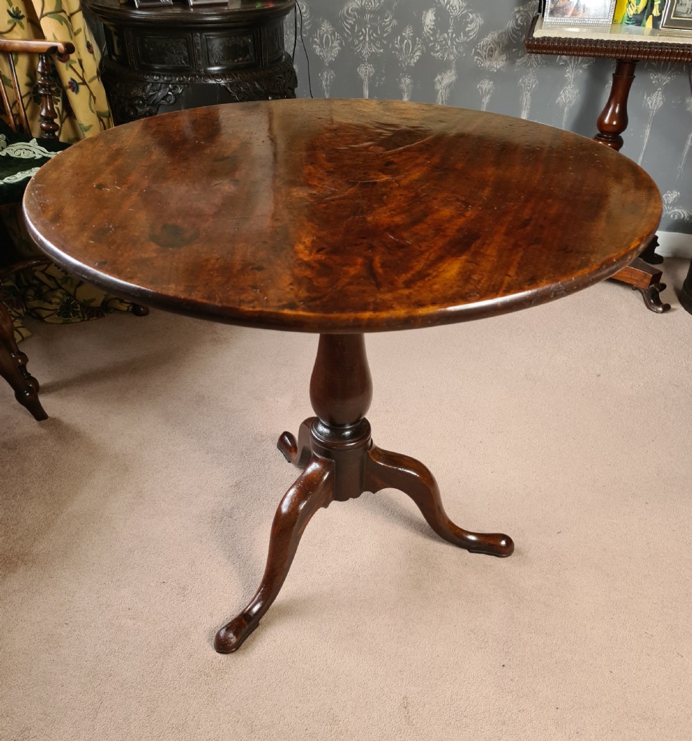 Exhibition Quality Mahogany Tip-Up Table c.1760