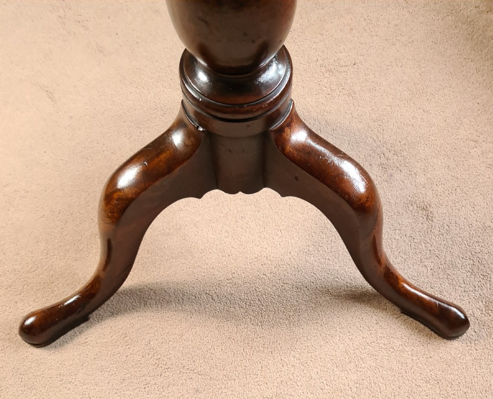 Exhibition Quality Mahogany Tip-Up Table c.1760 View IX