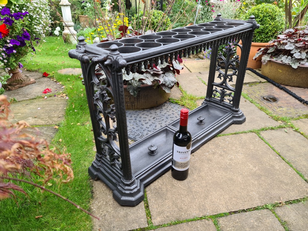 Rare 19th Century Stick Stand in Gothic style View II