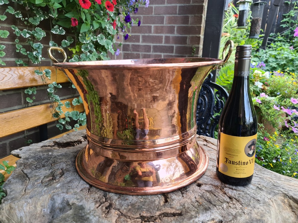 Large French Copper Pot View VII