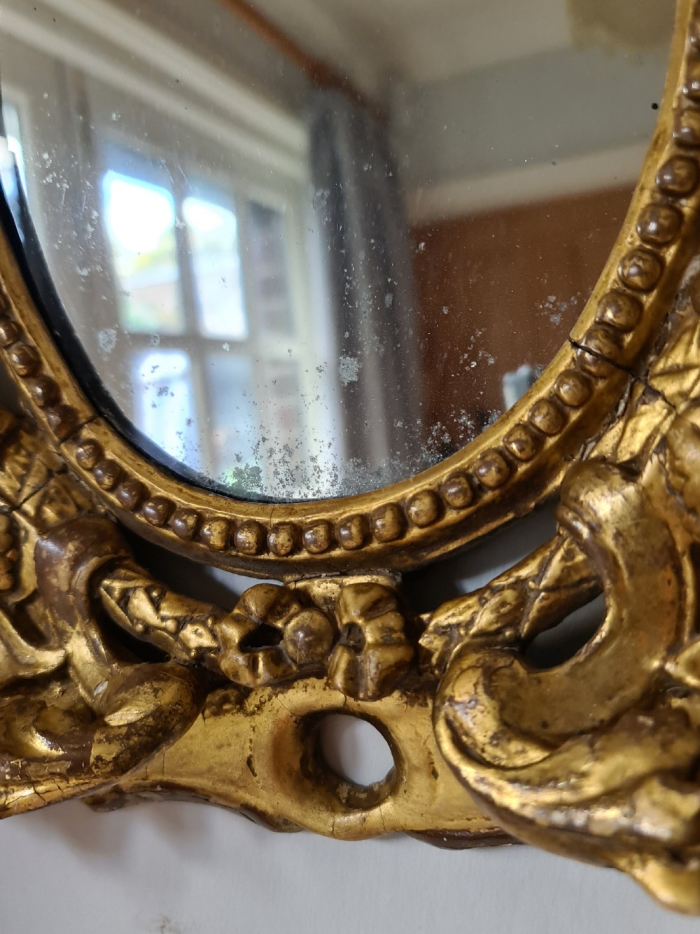 Small 19th Century Giltwood Mirror View III