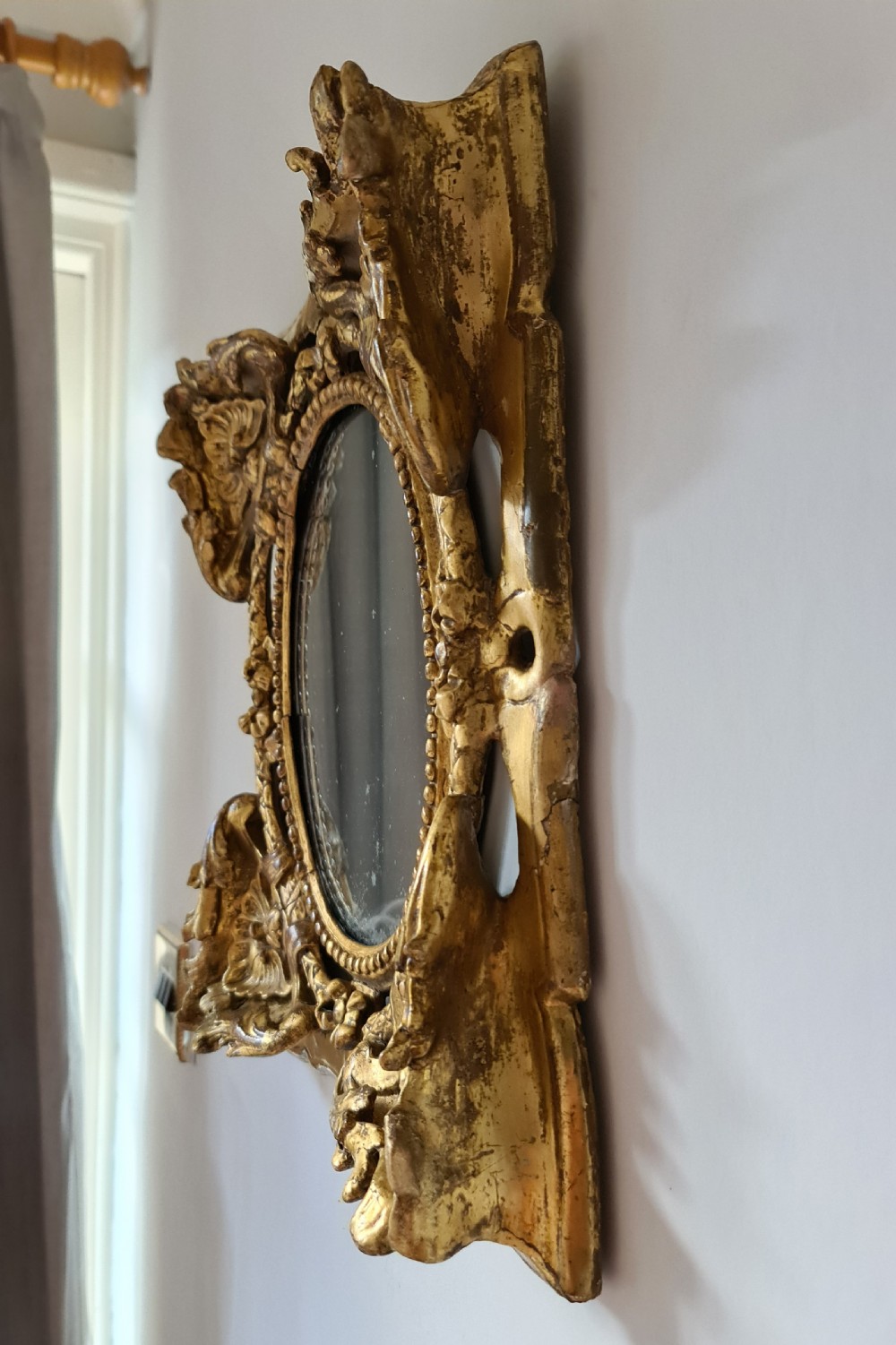 Small 19th Century Giltwood Mirror View VII