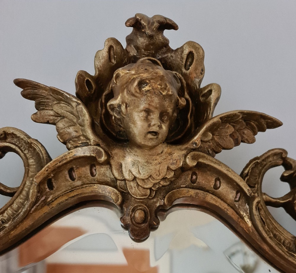 Ornate 19th Century small French Mirror View III