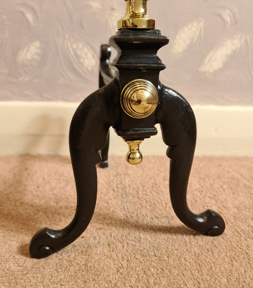 Fine set of 19th Century Fire Dogs View II