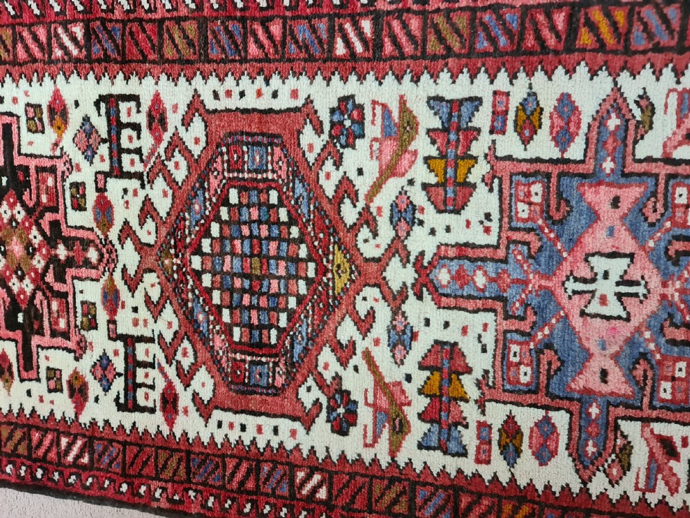 Persian Heriz Runner c1930 View VII