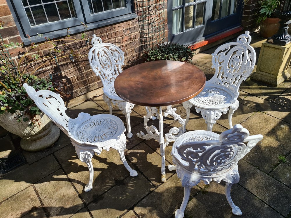 Handsome Heavy Cast-iron Garden set View II
