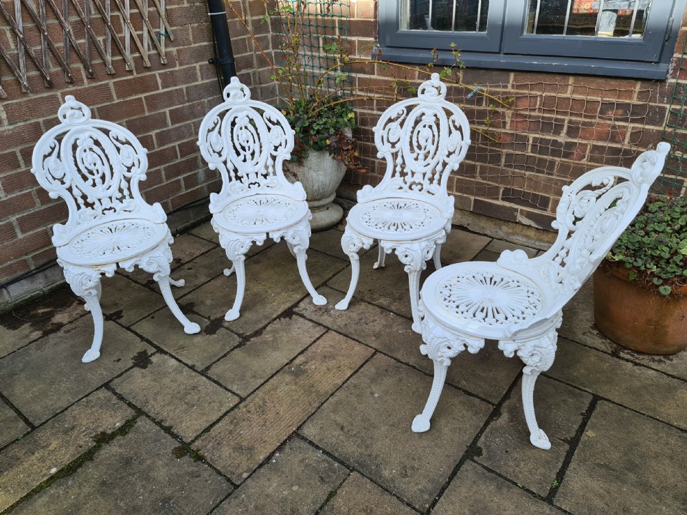 Handsome Heavy Cast-iron Garden set View VII
