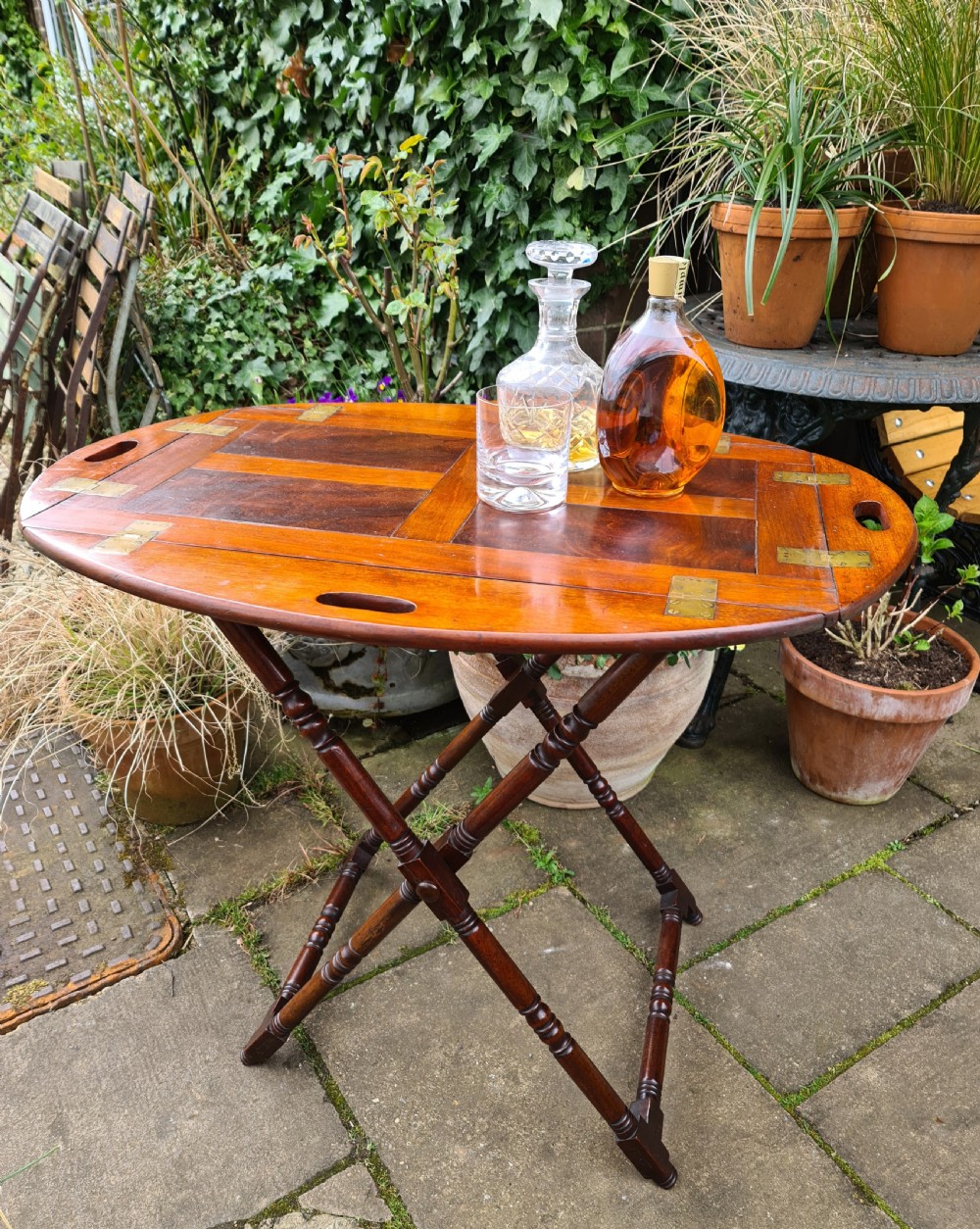 Georgian Mahogany Butlers Tray c1800 View II
