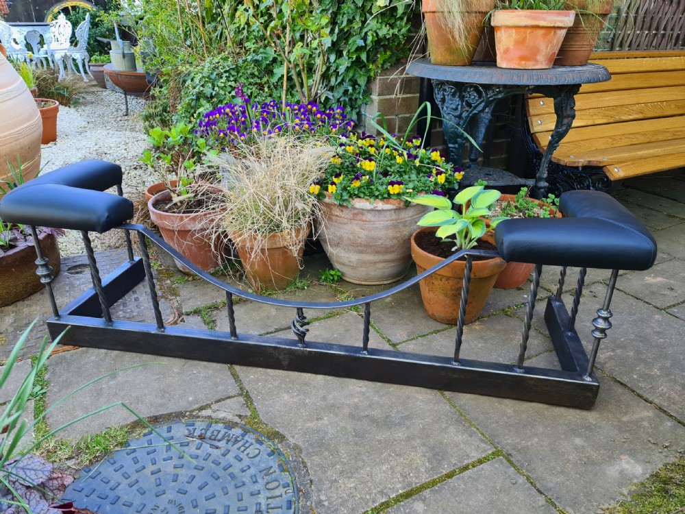 Good Looking Edwardian wrought iron Club Fender