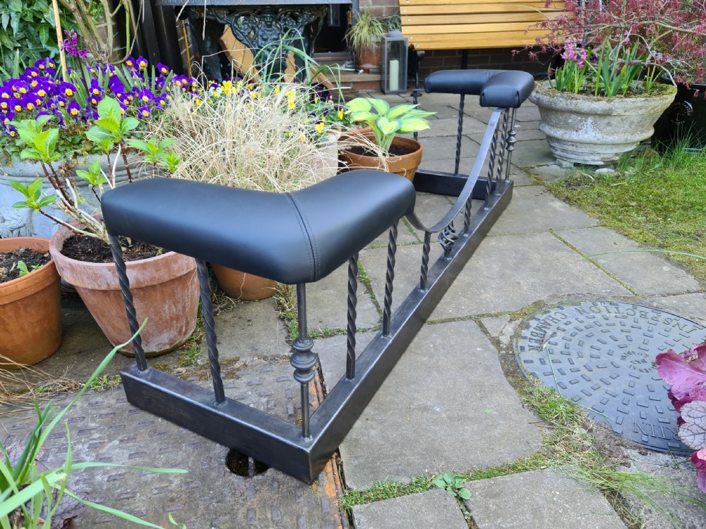 Good Looking Edwardian wrought iron Club Fender View II