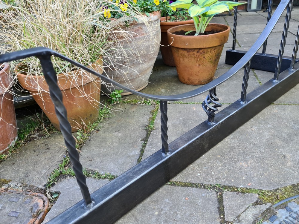 Good Looking Edwardian wrought iron Club Fender View III