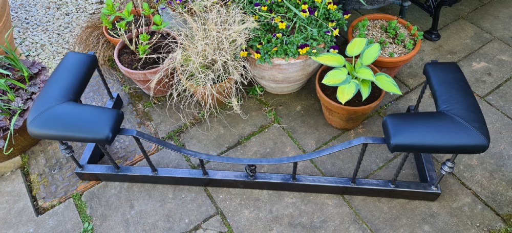 Good Looking Edwardian wrought iron Club Fender View IX