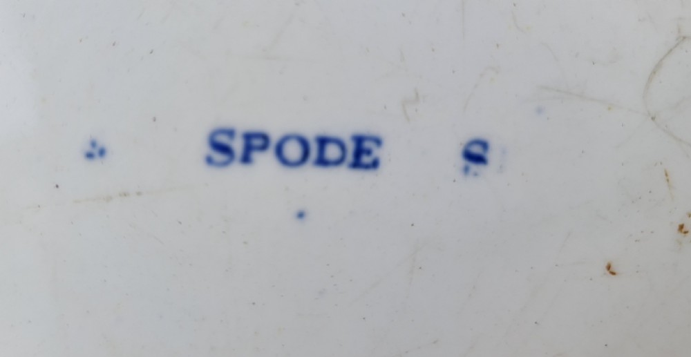 Early 19th Century Spode Blue & White Footbath View VI
