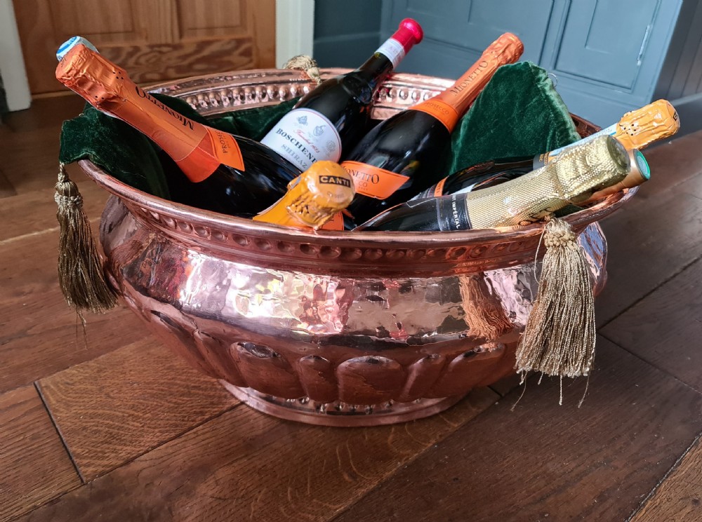 Large 19th Century Copper Champagne or Wine Cooler View II