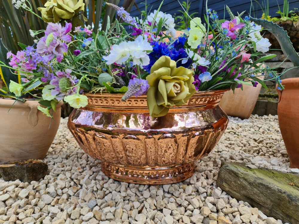 Large 19th Century Copper Champagne or Wine Cooler View III