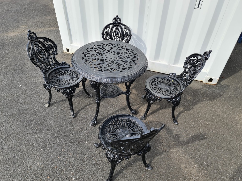 Handsome Heavy Cast-iron Garden set View VII