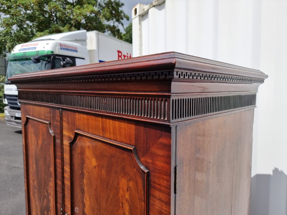 Handsome Small Mahogany Press View VIII