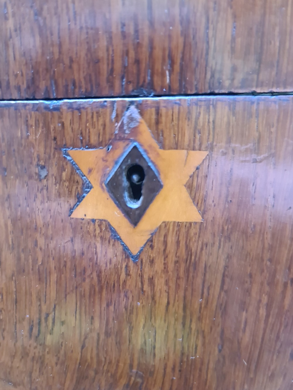 Well Proportioned Georgian Hexagonal Oak Box View III