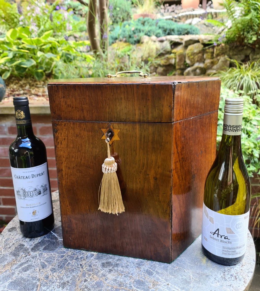 Well Proportioned Georgian Hexagonal Oak Box View VII