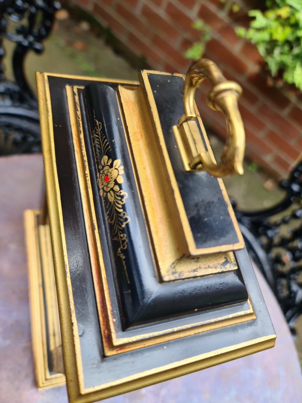 Quality Lacquered Bracket Clock by Elliott of London View IX
