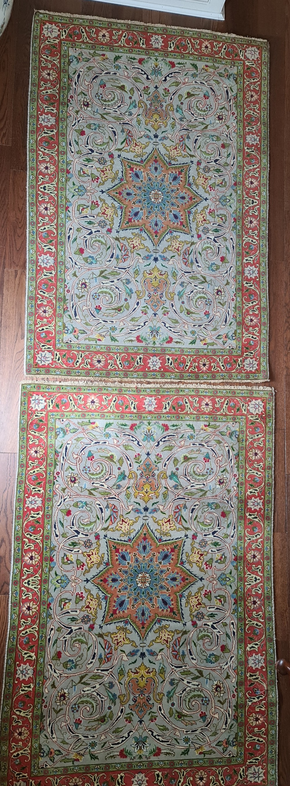 Rare Pair of Tabriz Rugs c1930