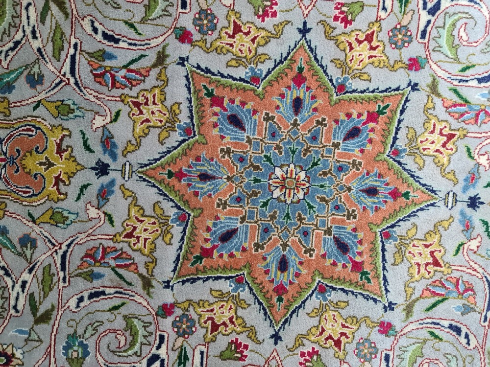Rare Pair of Tabriz Rugs c1930 View IV
