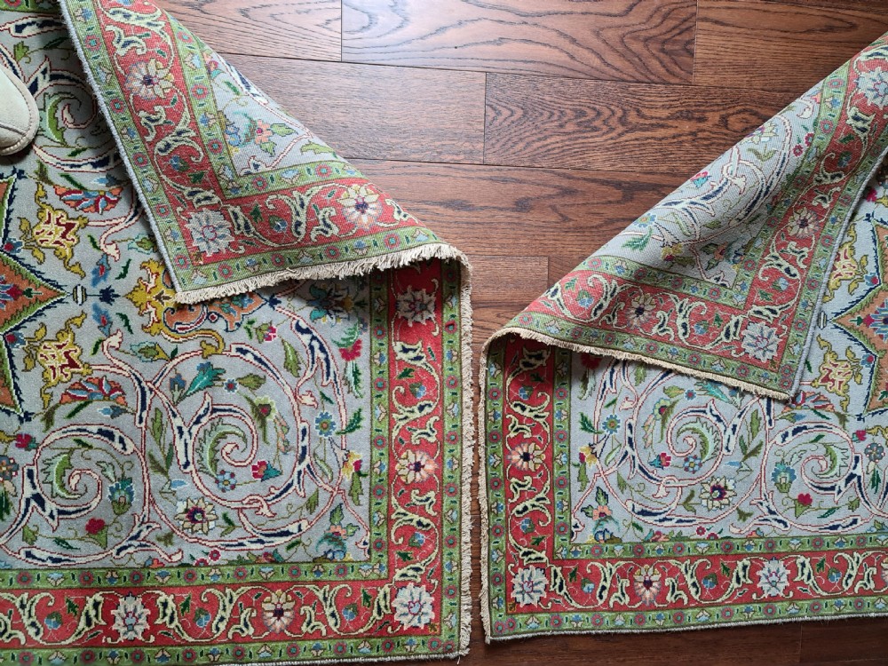 Rare Pair of Tabriz Rugs c1930 View VI