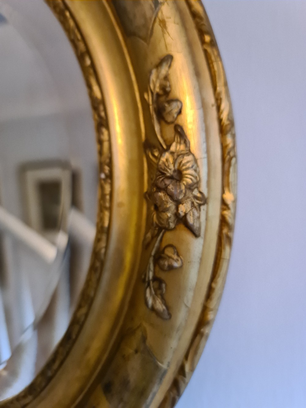 Small 19th Century French Mirror View VII
