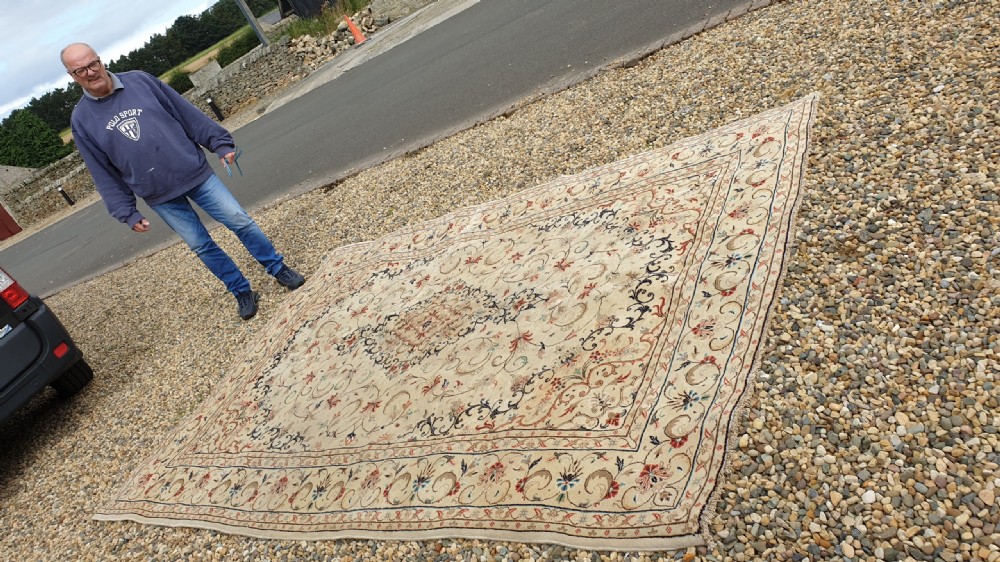 Beautiful Period Kashan Carpet View II