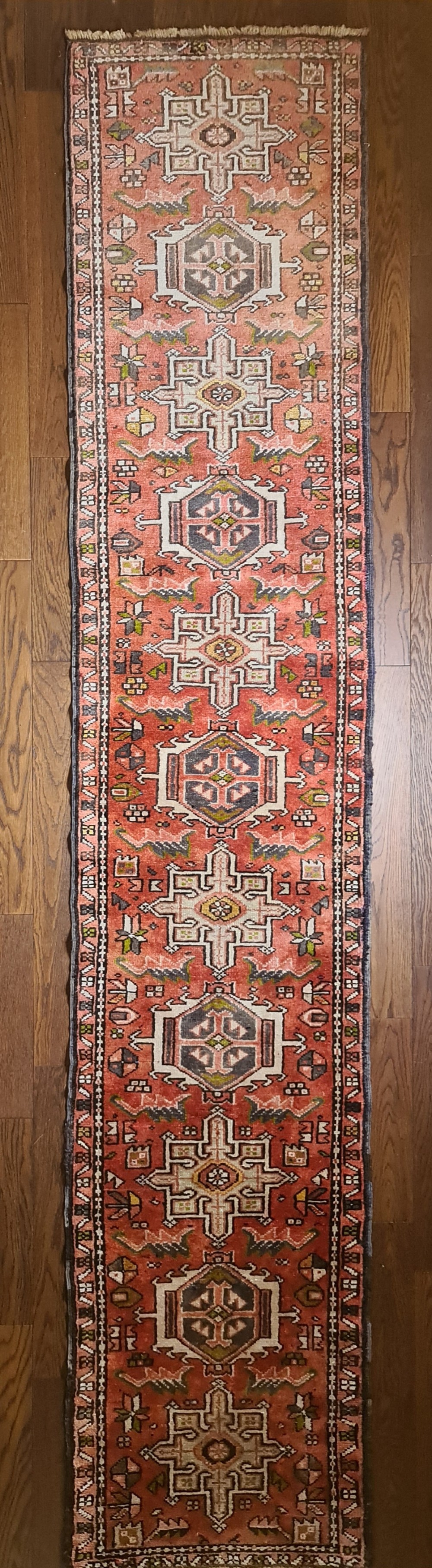 Beautiful Heriz Persian Runner c1930