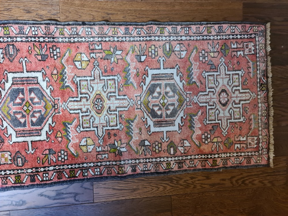 Beautiful Heriz Persian Runner c1930 View IV
