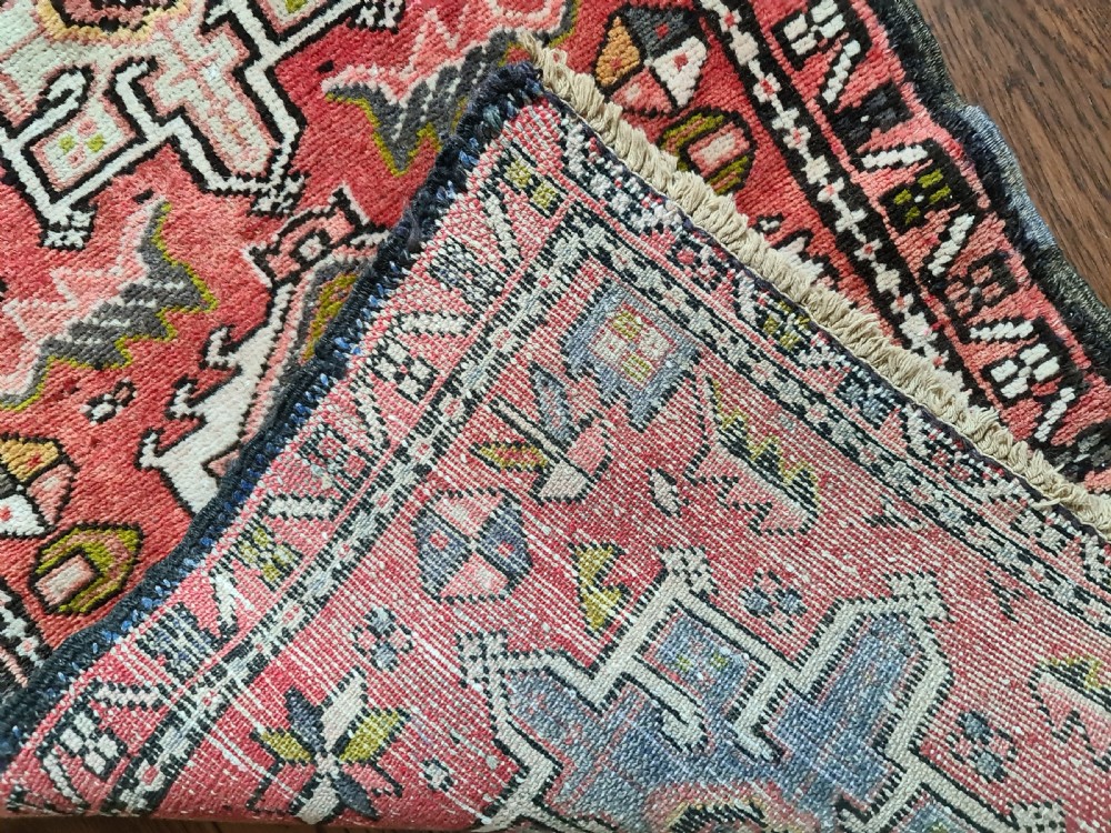 Beautiful Heriz Persian Runner c1930 View VI