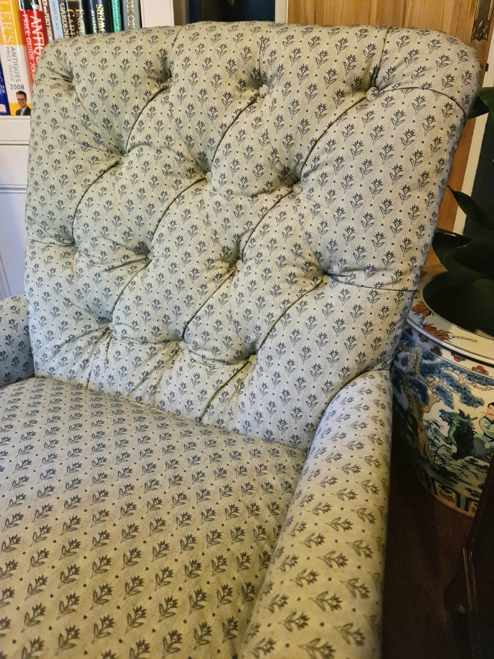 Morrison & Co of Edinburgh Armchair with New Upholstery c1900 View III