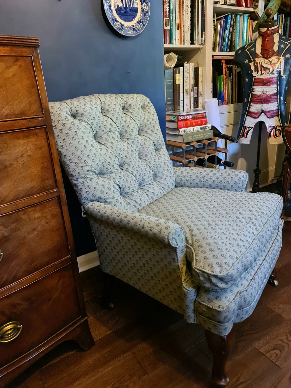 Morrison & Co of Edinburgh Armchair with New Upholstery c1900 View VIII