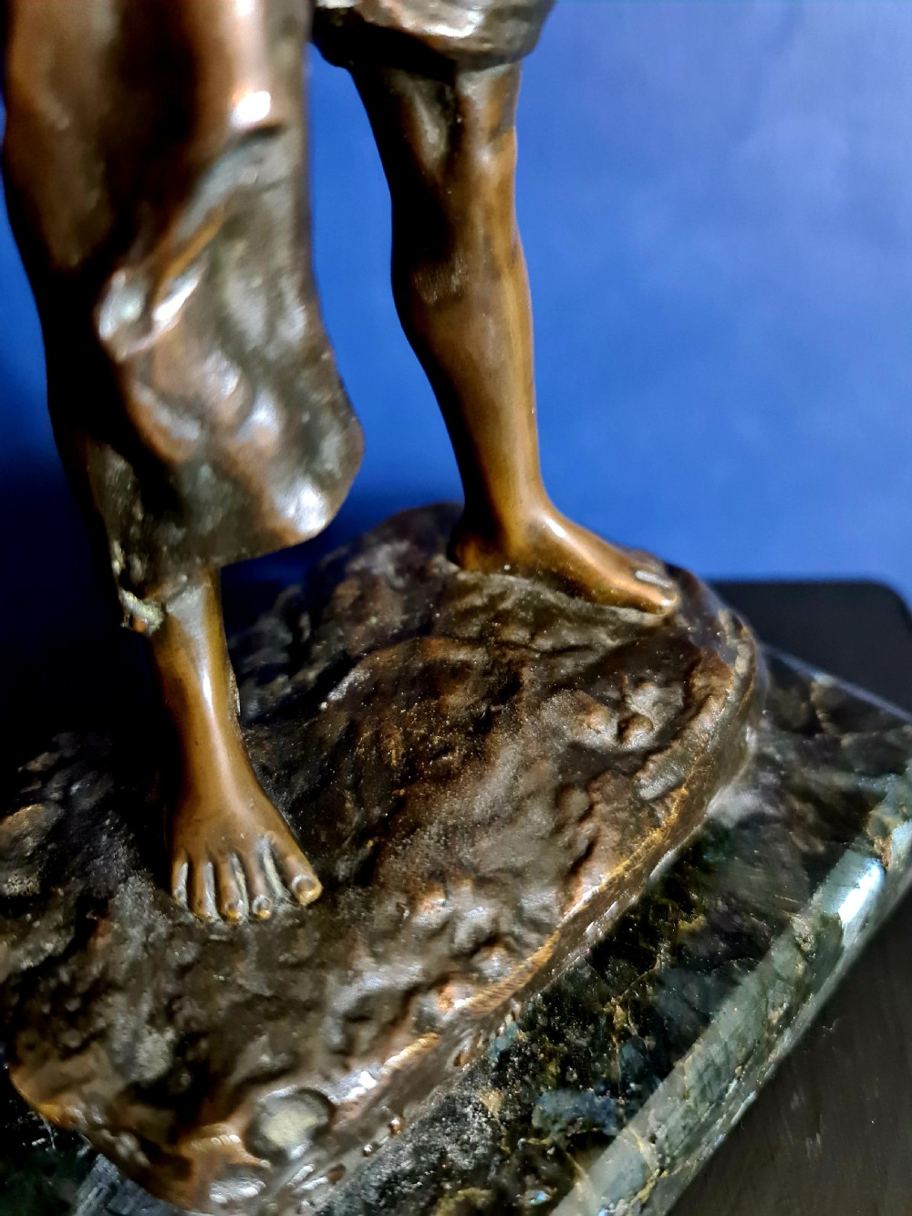 Bronze Figure of Su-Su, a Young Boy 'The Big Swig