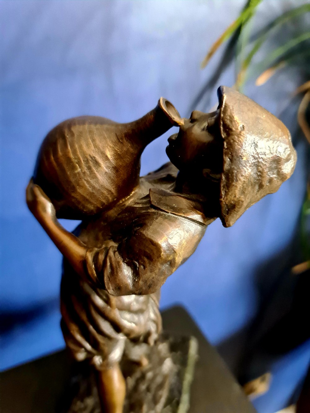 Bronze Figure of Su-Su, a Young Boy 'The Big Swig