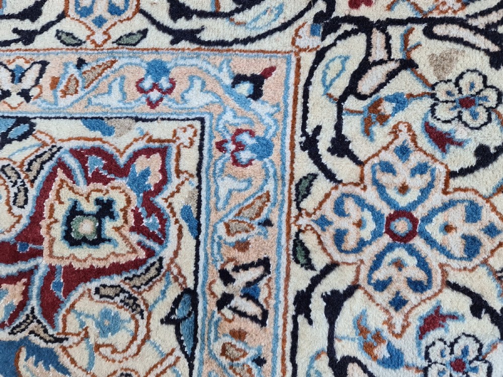 Room sized Persian Nain Carpet (9'8