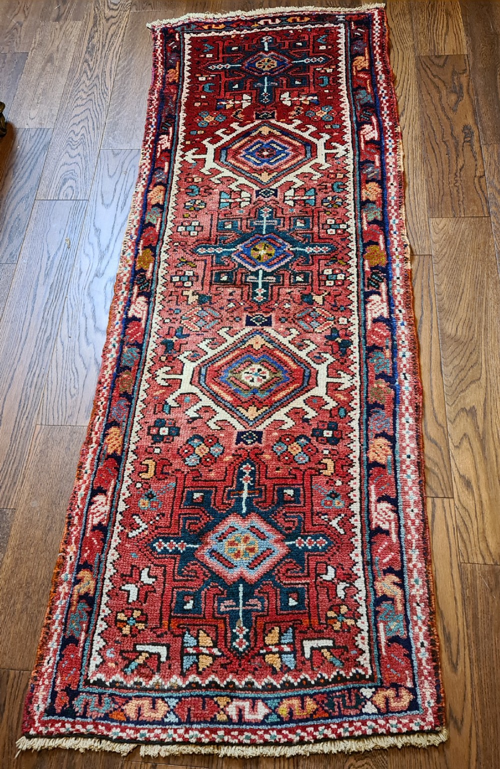 Beautiful Heriz Runner c1930 View II